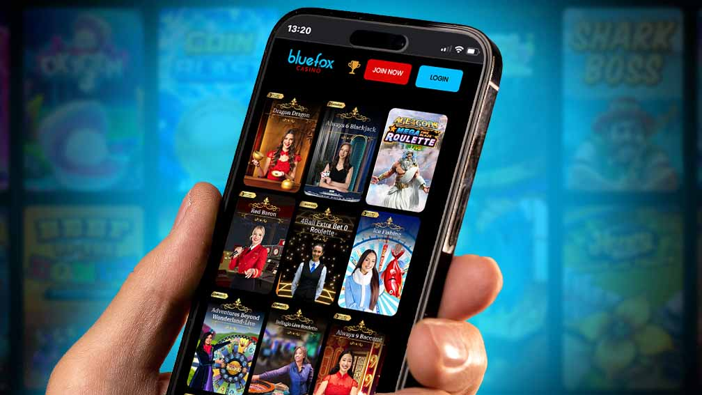 BlueFox Casino App Screenshot